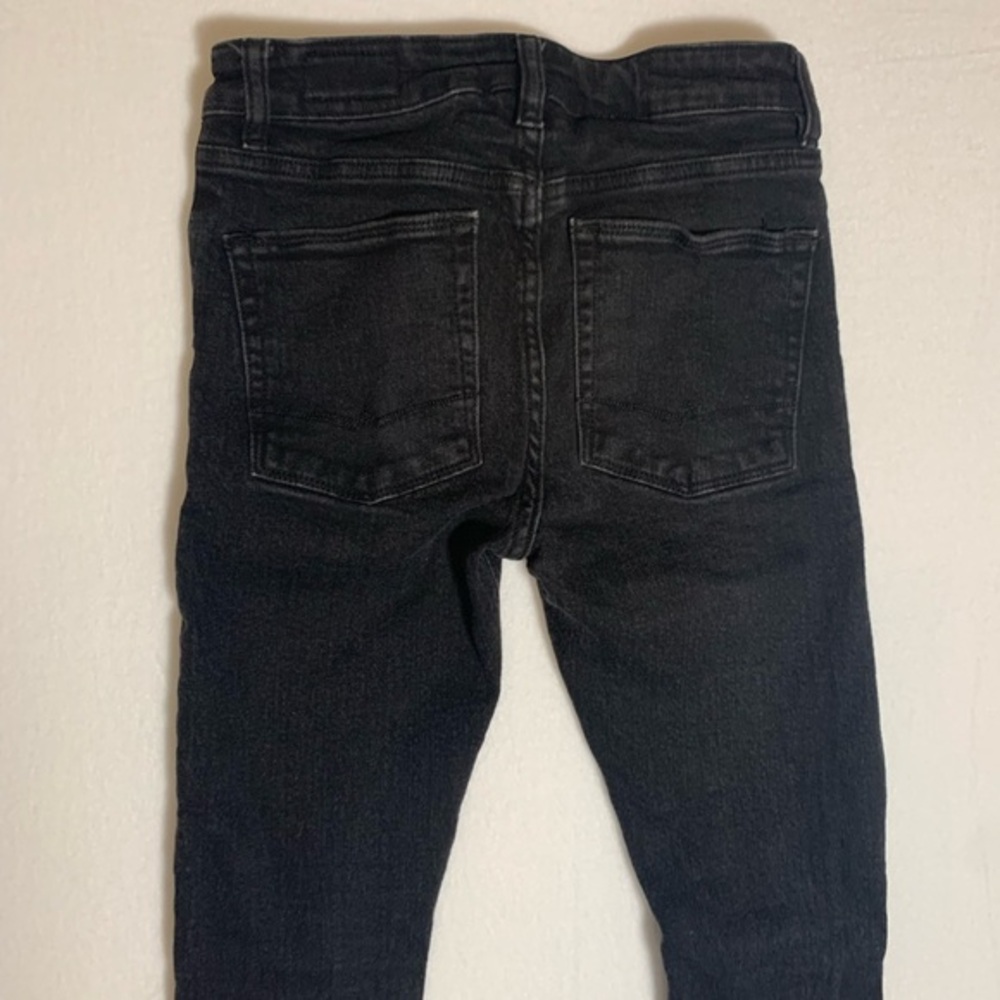 ASOS Black Destroyed Denim Skinny Jeans Ladies Sz 26 Inseam 30